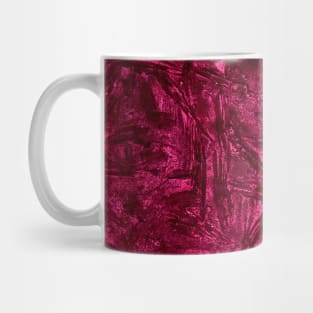 Pink Ice Crystal Pattern Mug